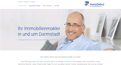 Desktop Screenshot of immoselect.com
