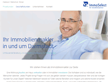 Tablet Screenshot of immoselect.com